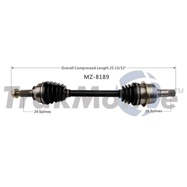 Surtrack Axle Cv Axle Shaft, Mz-8189 MZ-8189 - main